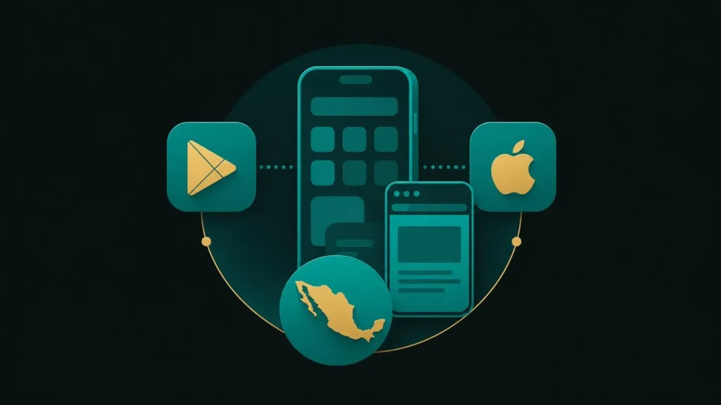 Apps de apuestas en México: Google Play, App Store y sitio móvil