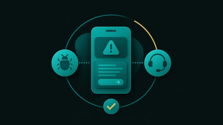 Cómo reportar un error en la app y que te respondan
